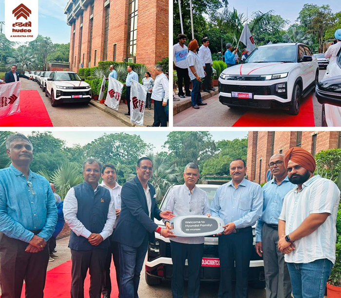 HUDCO inducts 11 Electric Vehicles